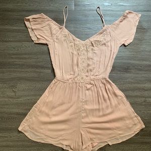 Blush pink romper